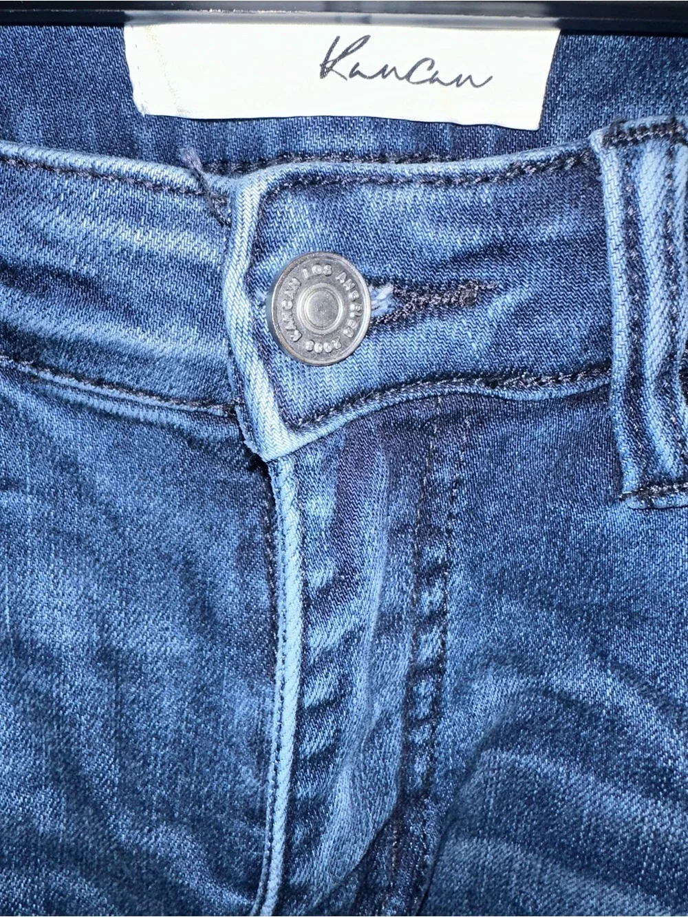KanCan Estillo Distressed Mid-Rise Skinny Jeans- Size 27